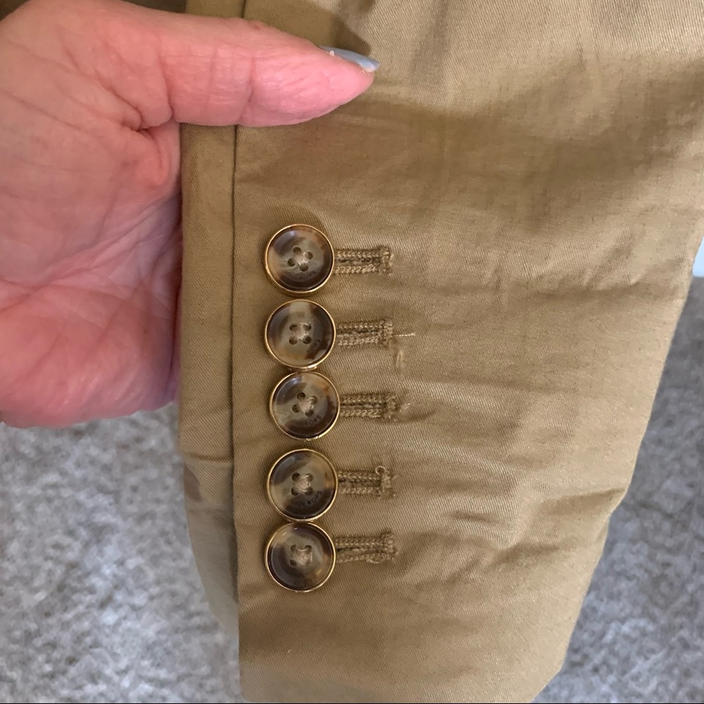 Michael Kors khaki utility jacket size 2 - Picture 7 of 9